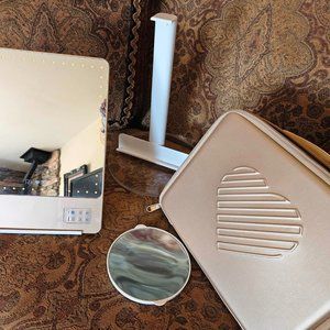 Riki Skinny LED Makeup Mirror and ALL ACCESSORIES!!